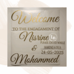 Welkomstbord stickers