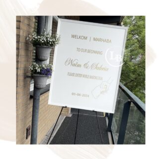 Welkomstbord ‘Lijst’